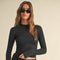 Soft Knit Jersey Long Sleeve Tee Black-Tee-KIMBERLY C-S-Black-Urbanheer