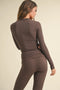 Soft Knit Jersey Long Sleeve Tee Chocolate-Tee-KIMBERLY C-S-Chocolate-Urbanheer