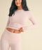 Soft Knit Jersey Long Sleeve Tee Pink-Tee-KIMBERLY C-S-Pink-Urbanheer