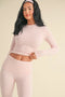 Soft Knit Jersey Long Sleeve Tee Pink-Tee-KIMBERLY C-S-Pink-Urbanheer