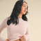 Soft Knit Jersey Long Sleeve Tee Pink-Tee-KIMBERLY C-S-Pink-Urbanheer