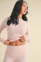 Soft Knit Jersey Long Sleeve Tee Pink-Tee-KIMBERLY C-S-Pink-Urbanheer