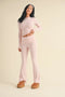 Soft Knit Jersey Long Sleeve Tee Pink-Tee-KIMBERLY C-S-Pink-Urbanheer