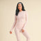 Soft Knit Jersey Long Sleeve Tee Pink-Tee-KIMBERLY C-S-Pink-Urbanheer