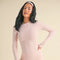 Soft Knit Jersey Long Sleeve Tee Pink-Tee-KIMBERLY C-S-Pink-Urbanheer