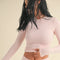 Soft Knit Jersey Long Sleeve Tee Pink-Tee-KIMBERLY C-S-Pink-Urbanheer