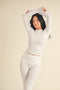 Soft Knit Jersey Long Sleeve Tee White-Tee-KIMBERLY C-S-White-Urbanheer