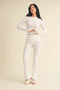 Soft Knit Jersey Long Sleeve Tee White-Tee-KIMBERLY C-S-White-Urbanheer