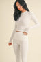 Soft Knit Jersey Long Sleeve Tee White-Tee-KIMBERLY C-S-White-Urbanheer