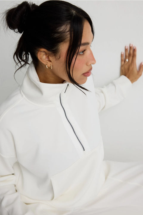 Soft Luxury 1/2 Zip Sweater