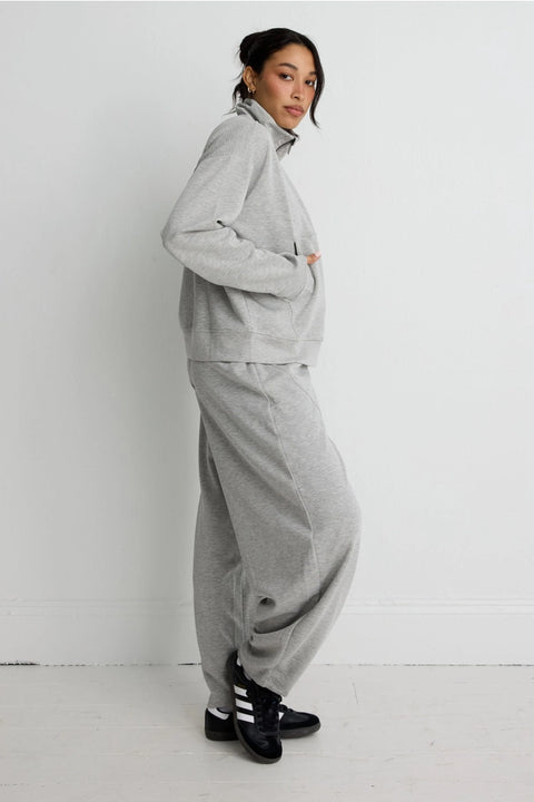 Soft Luxury Barrel Leg Track Pant
