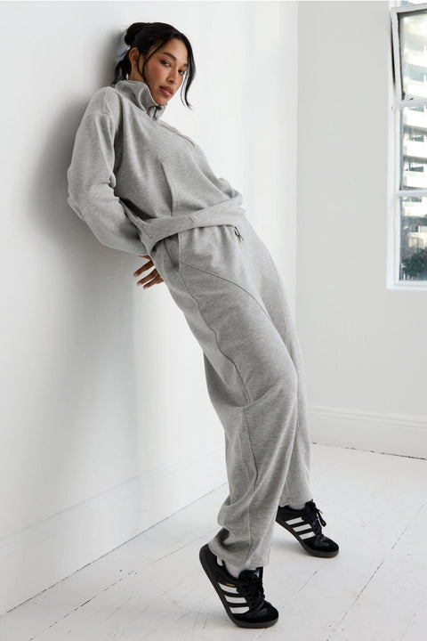 Soft Luxury Barrel Leg Track Pant