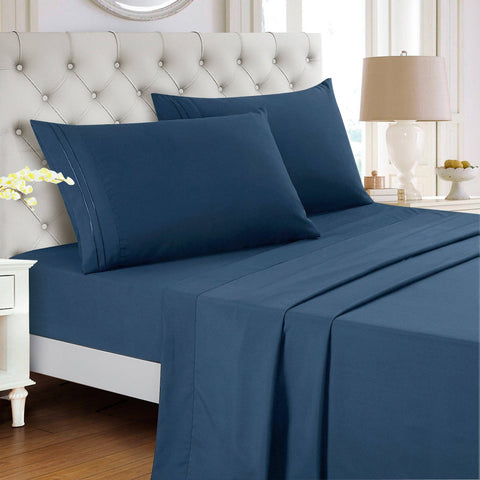Soft Microfiber Deep Pocket Bed Sheets