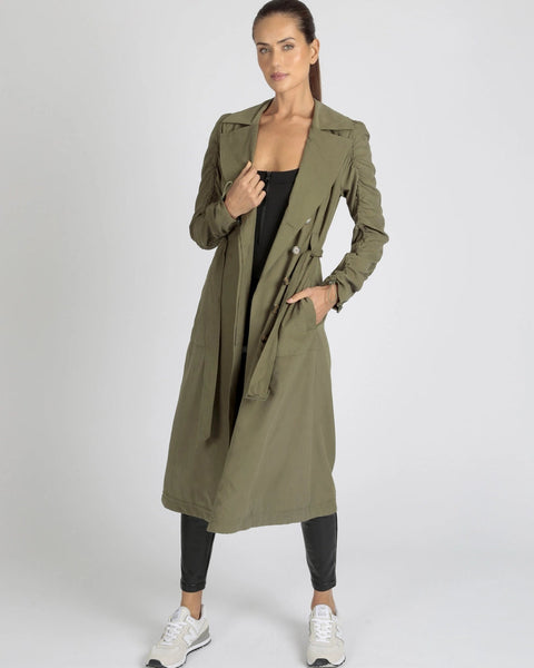 Soft Penelope Tie Front Trench