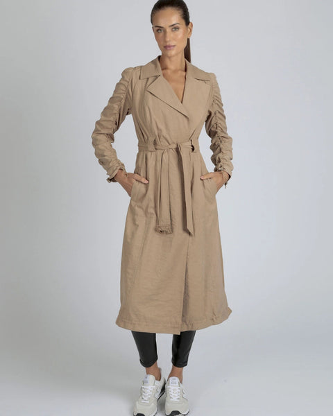 Soft Penelope Tie Front Trench