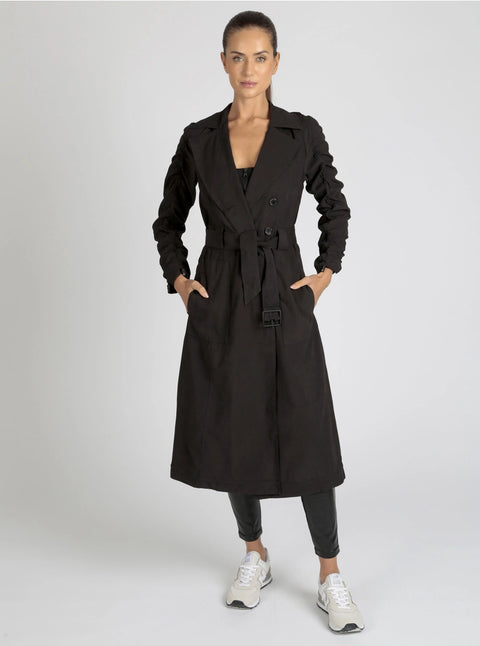Soft Penelope Tie Front Trench