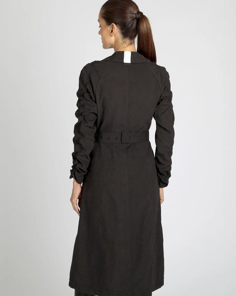 Soft Penelope Tie Front Trench