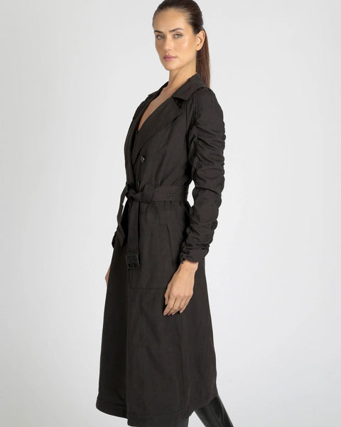 Soft Penelope Tie Front Trench