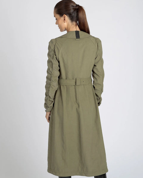 Soft Penelope Tie Front Trench