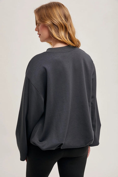 Softstreme Voluminous-Sleeve Pullover ASH-Pullover-Bluivy-S-ASH-Urbanheer