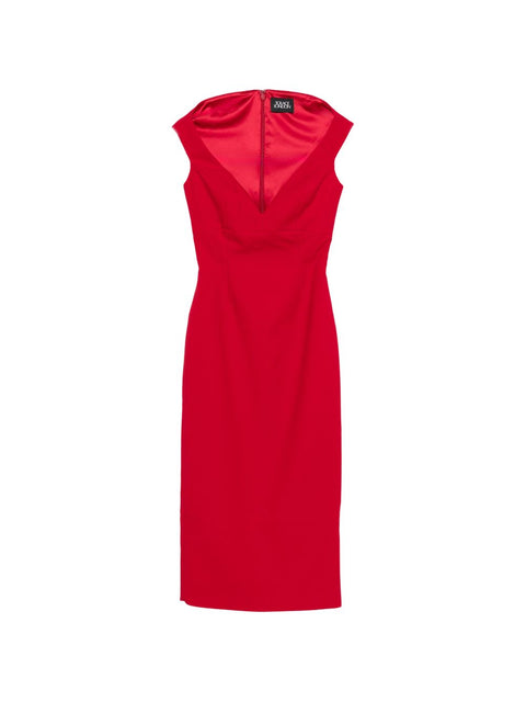 Solace London V-neck sleeveless Monica midi dress