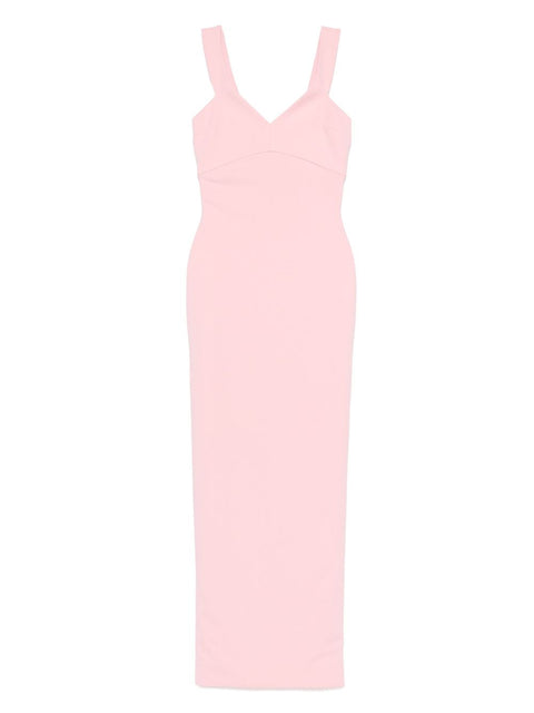 Solace London V-neck sleeveless Nalani maxi dress