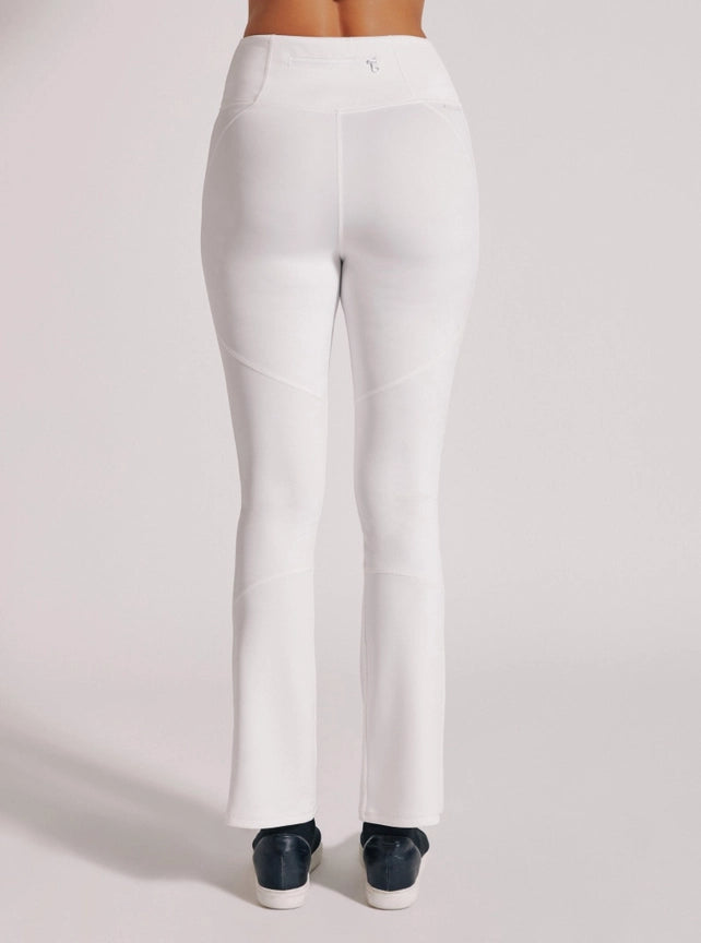 Solid Bootcut Legging-Legging-Blanc Noir-XS-WHITE-Urbanheer