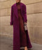 Solid Double Breasted Long Tweed Coats-Coat-Rosa Clothing-S-Rose_red-Urbanheer