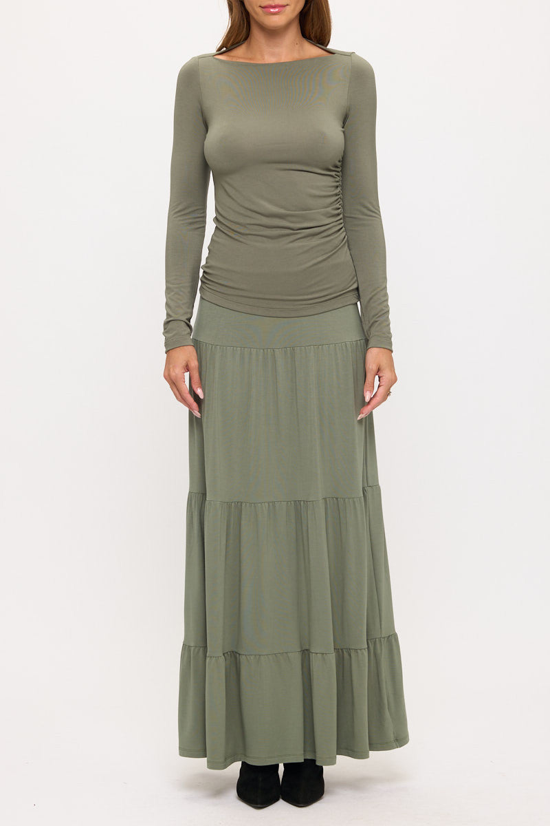 Solid Long Sleeve Top-5