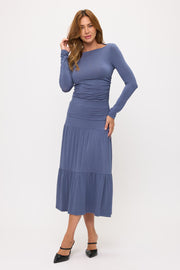 Solid Long Sleeve Top-0