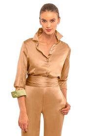 Solid Top - Mix Master Solid Champagne-Top-Gretchen Scott LLC-M-Champagne-Urbanheer