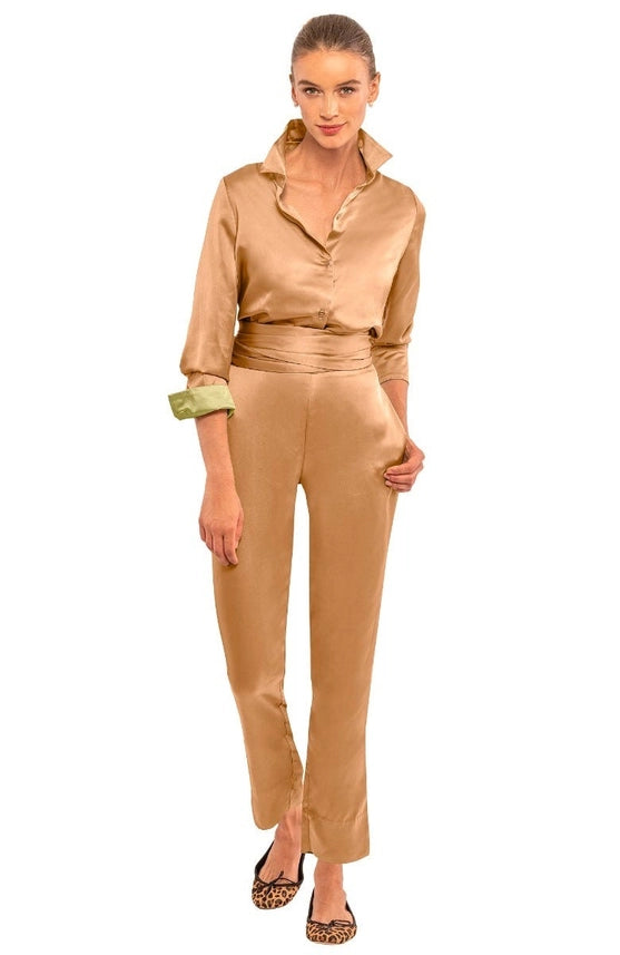 Solid Top - Mix Master Solid Champagne-Top-Gretchen Scott LLC-M-Champagne-Urbanheer