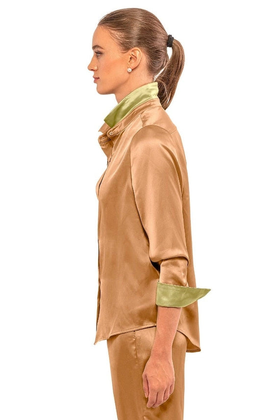 Solid Top - Mix Master Solid Champagne-Top-Gretchen Scott LLC-M-Champagne-Urbanheer