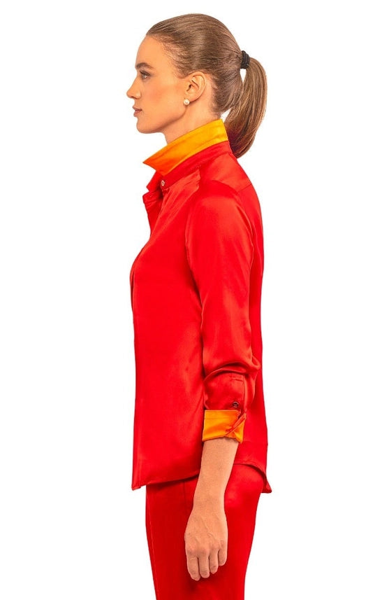 Solid Top - Mix Master Solid Crimson-Top-Gretchen Scott LLC-XS-Crimson-Urbanheer