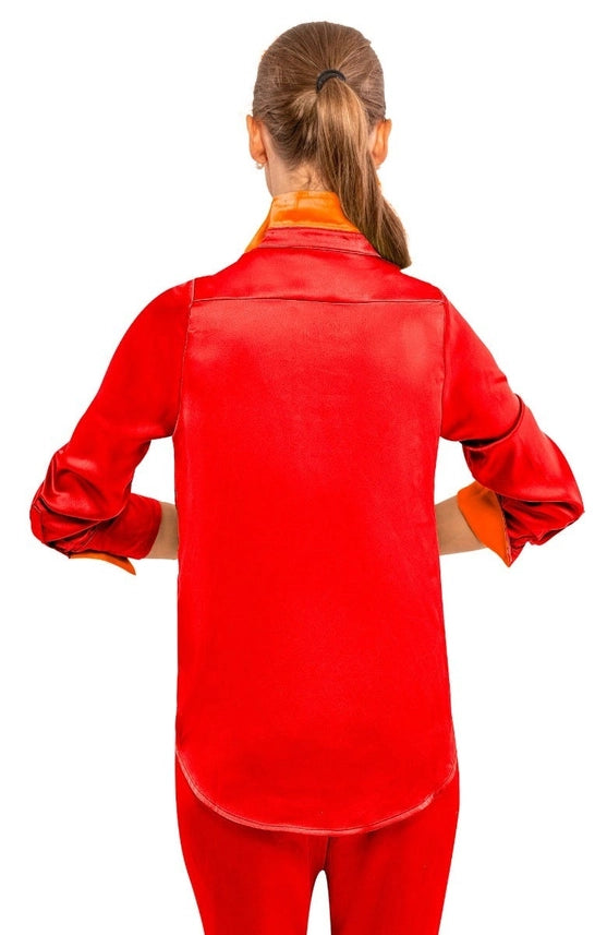 Solid Top - Mix Master Solid Crimson-Top-Gretchen Scott LLC-XS-Crimson-Urbanheer