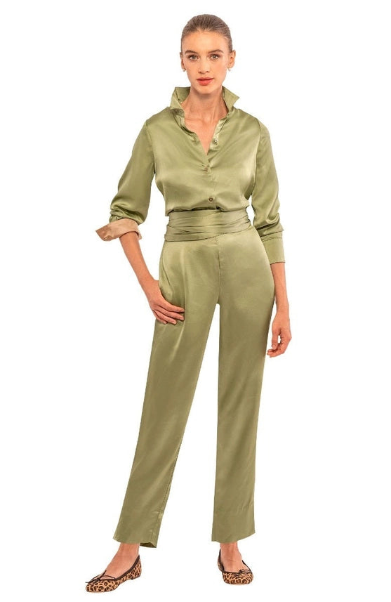 Solid Top - Mix Master Solid Olive-Top-Gretchen Scott LLC-XS-Olive-Urbanheer