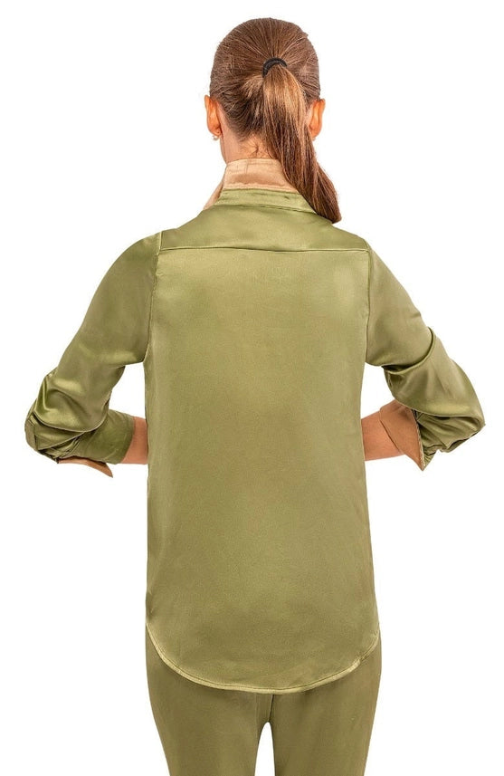 Solid Top - Mix Master Solid Olive-Top-Gretchen Scott LLC-XS-Olive-Urbanheer