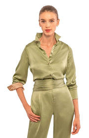Solid Top - Mix Master Solid Olive-Top-Gretchen Scott LLC-XS-Olive-Urbanheer