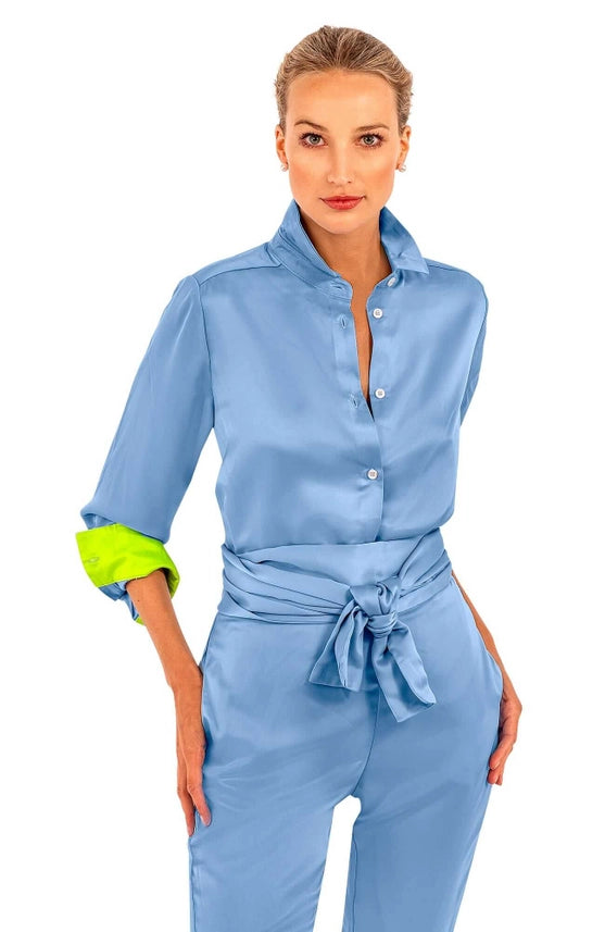 Solid Top - Mix Master Solid Periwinkle-Top-Gretchen Scott LLC-XS-Periwinkle-Urbanheer