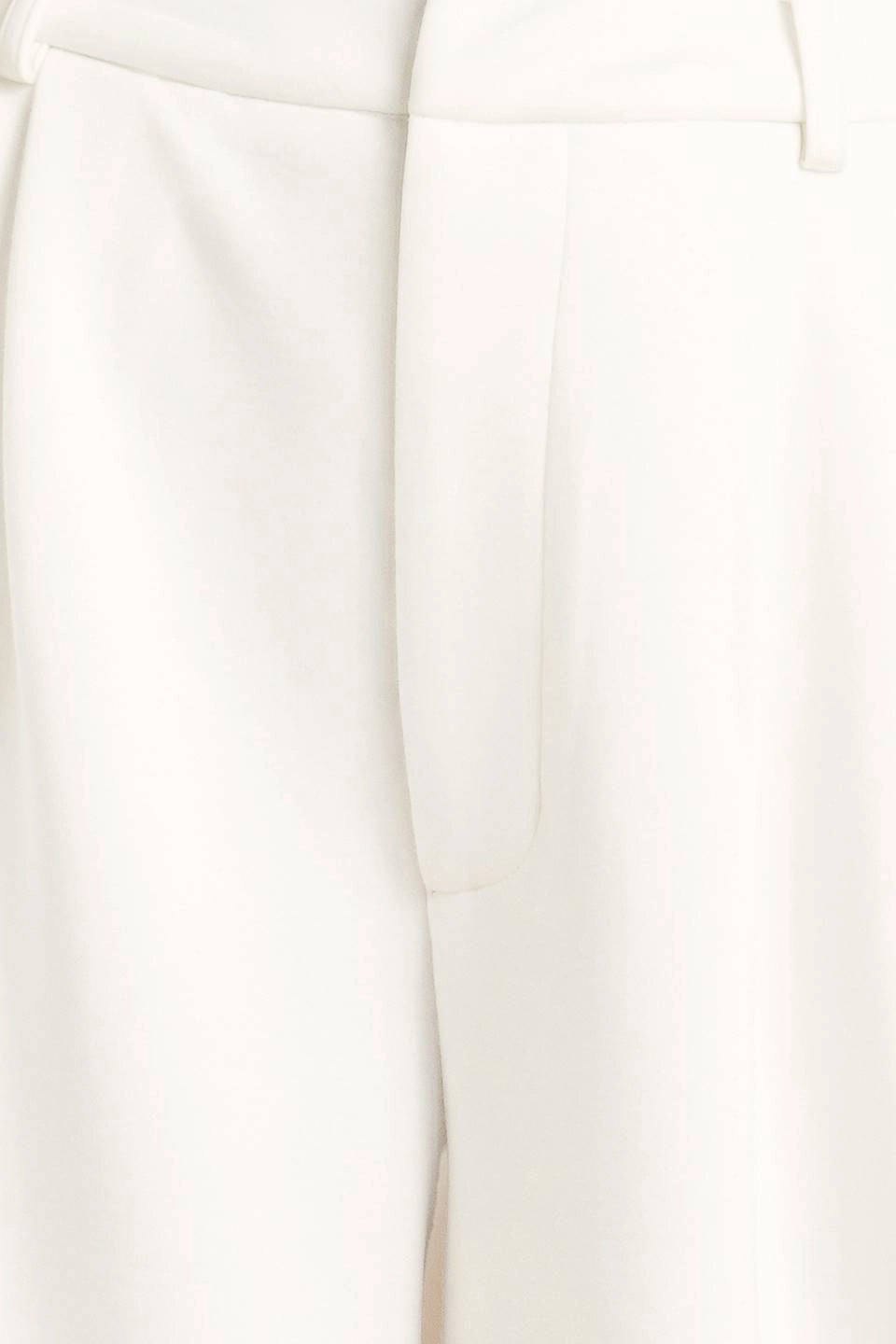 Solid Woven Wide Pant