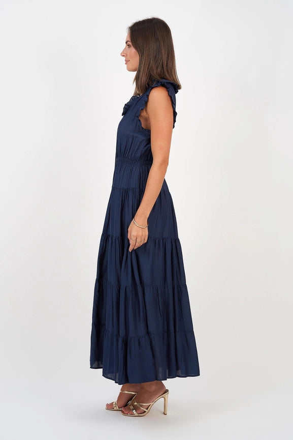 Sophia Dress Navy-Dress-Naudic-L-Navy-Urbanheer
