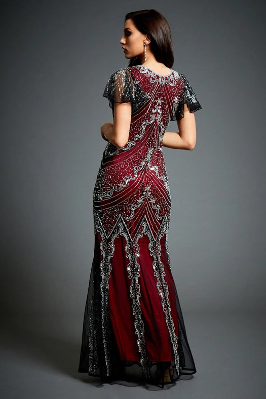 Sophia Embellished Maxi Dress-Dress-Jywal London®-S-Urbanheer