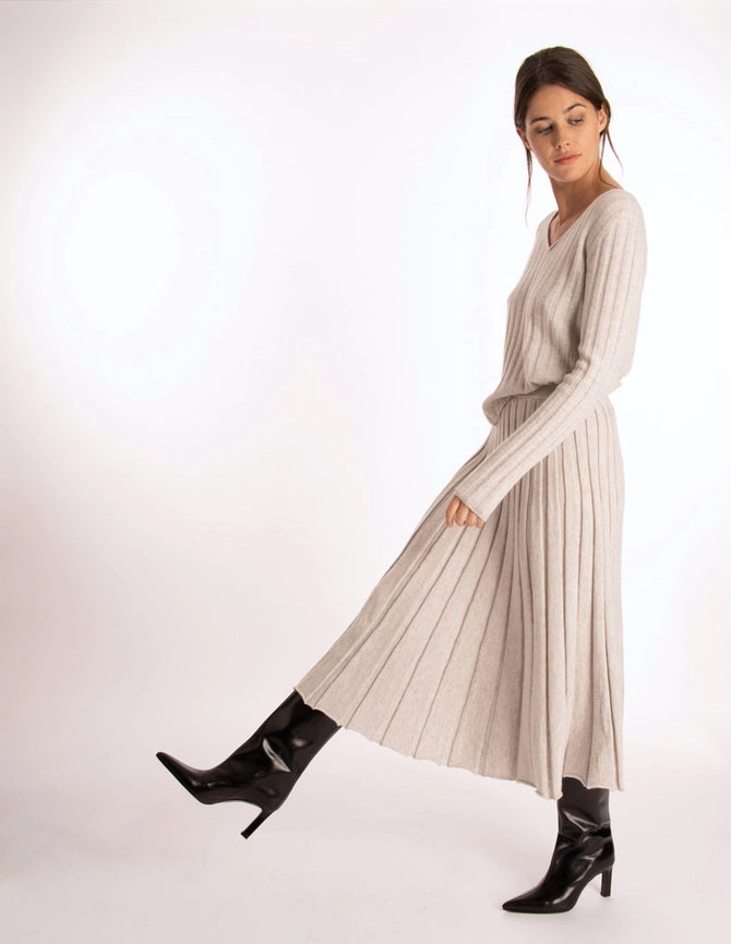 Sophie Sweater-Sweater-Bel Cashmere S.C.-L-Pearl-Urbanheer