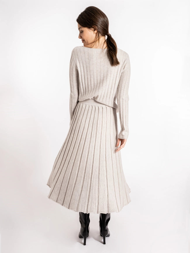 Sophie Sweater-Sweater-Bel Cashmere S.C.-L-Pearl-Urbanheer