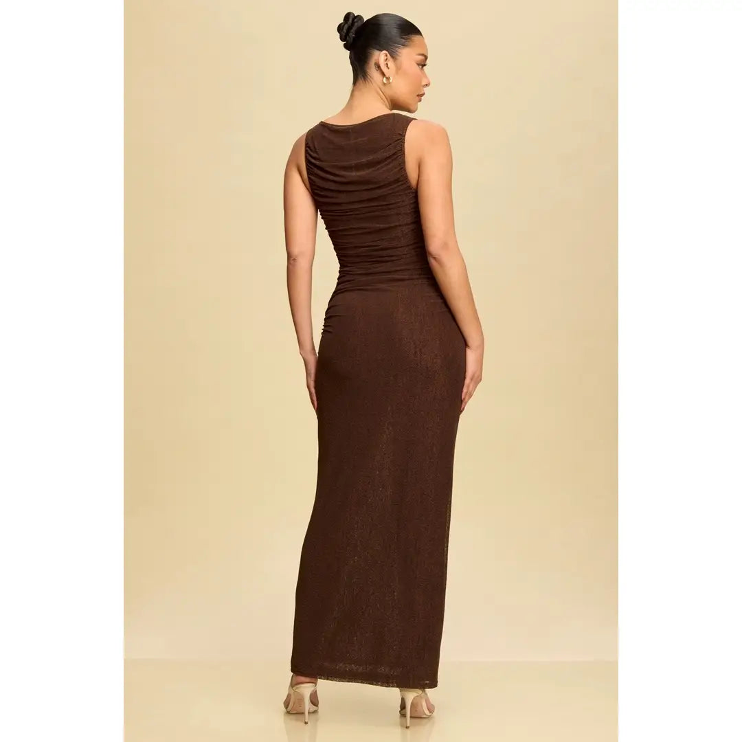 Sparkle Chain Insert Jersey Dress from Luxxel exclusive at Urbanheer. Sparkle Chain Insert Jersey Dress from Luxxel exclusive at Urbanheer.