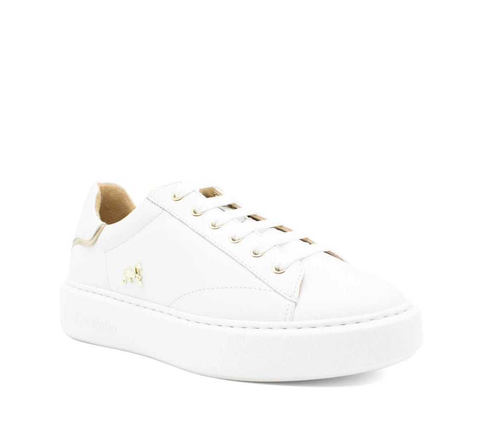 Spirit Sneakers White & Gold-Sneakers-Cavalinho Canada & USA-36-White & Gold-Urbanheer
