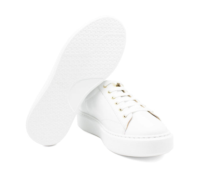 Spirit Sneakers White & Gold-Sneakers-Cavalinho North America-Urbanheer