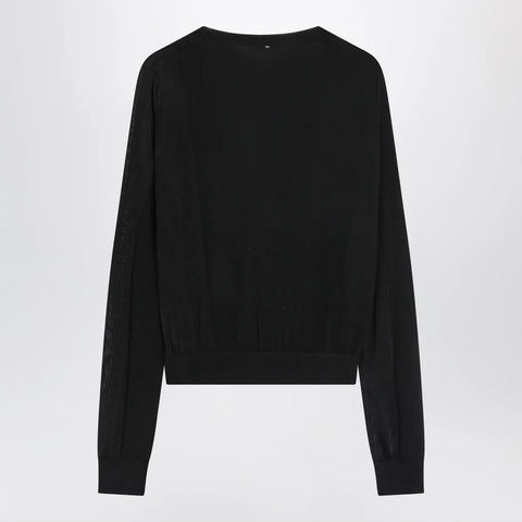 Sportmax Black wool cardigan