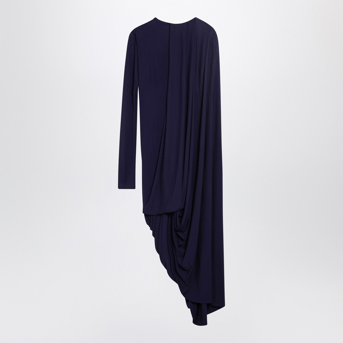 Sportmax Dark purple draped asymmetric dress