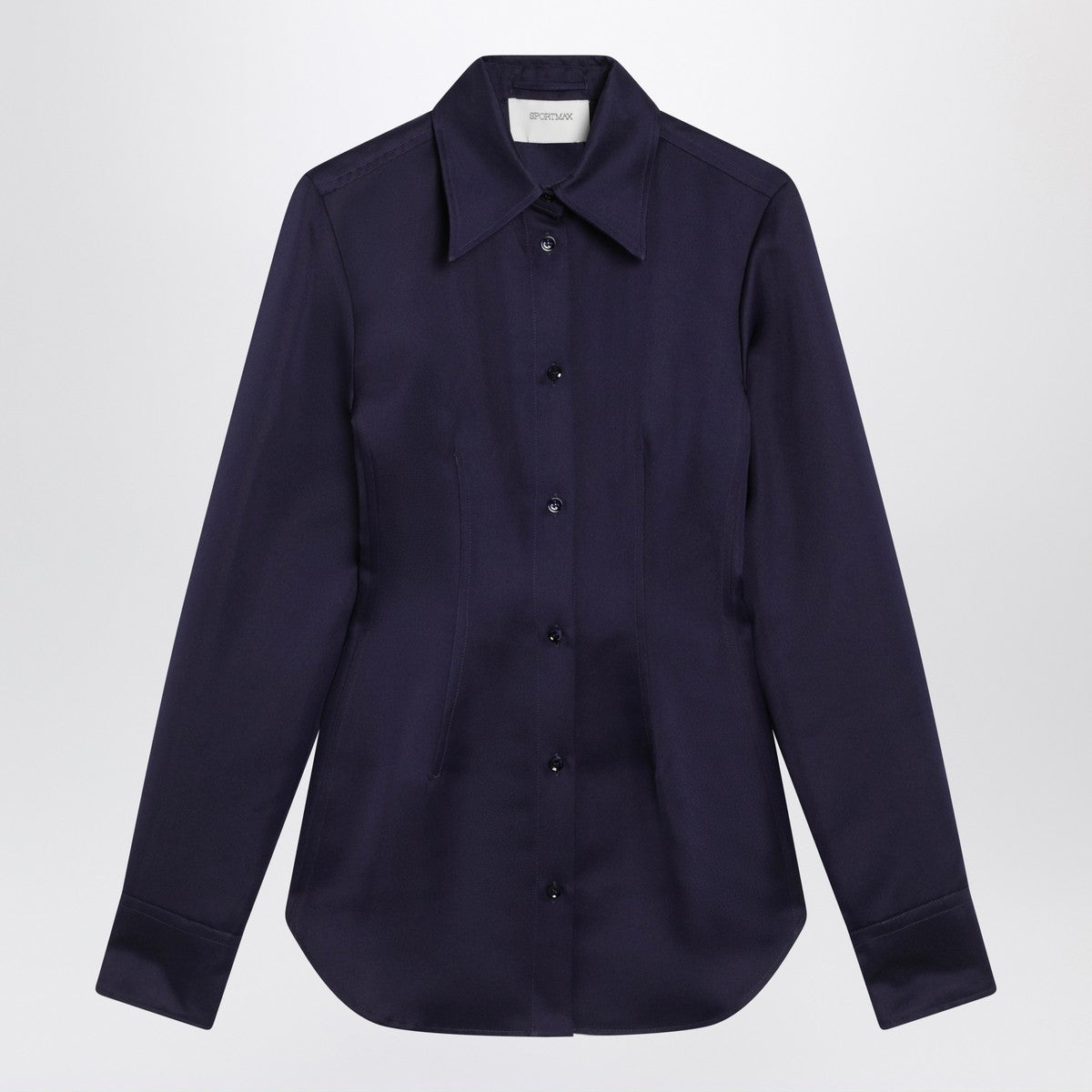 Sportmax Dark purple fitted shirt